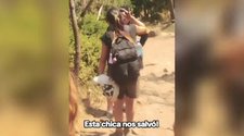 Viral: Joven enfrentó a sujeto que intentaba prender fuego en Quebrada de Macul