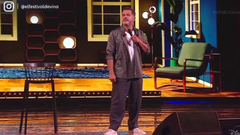 Pedro Ruminot causó furor tras enviar directo mensaje a George Harris en Viña 2025