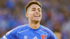 Foto viral: Lucas Assadi lloró tras convertir gol con Universidad de Chile