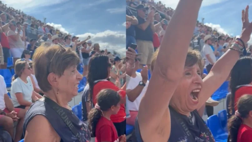 Viral: así fue la celebración de la mamá de Francisca Crovetto por medalla de oro para Chile