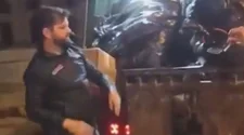 Presidente Gabriel Boric ayuda a recolectores de la basura en plena noche