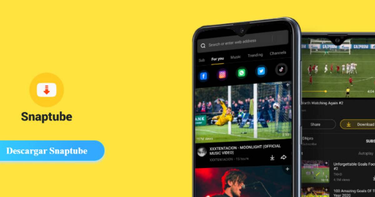 Conoce Snaptube Una herramienta de descarga muy completa